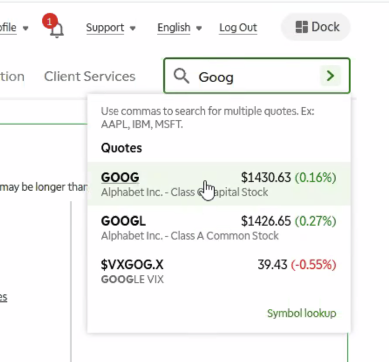 TD-American-Search-Bar